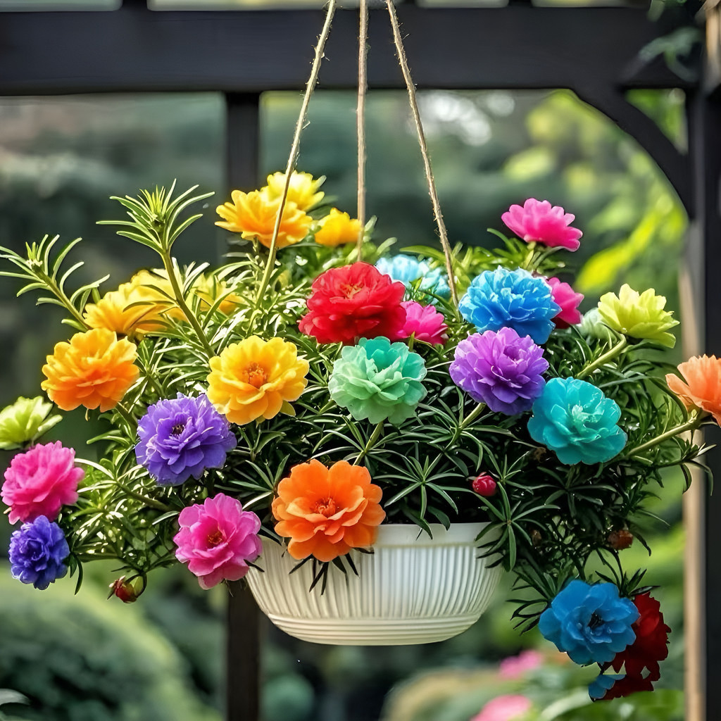 Alta qualidade flores ornamentais 100 Flores Das Onze Horas Sementes Varanda Estaleiro Ao Ar Livre planta para vaso Envi