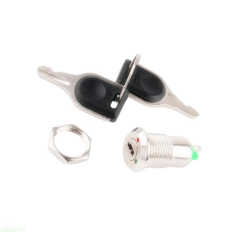 Todos Os Interruptores Elétricos Chave, Instalação 12 Mm, Latão Niquelado P