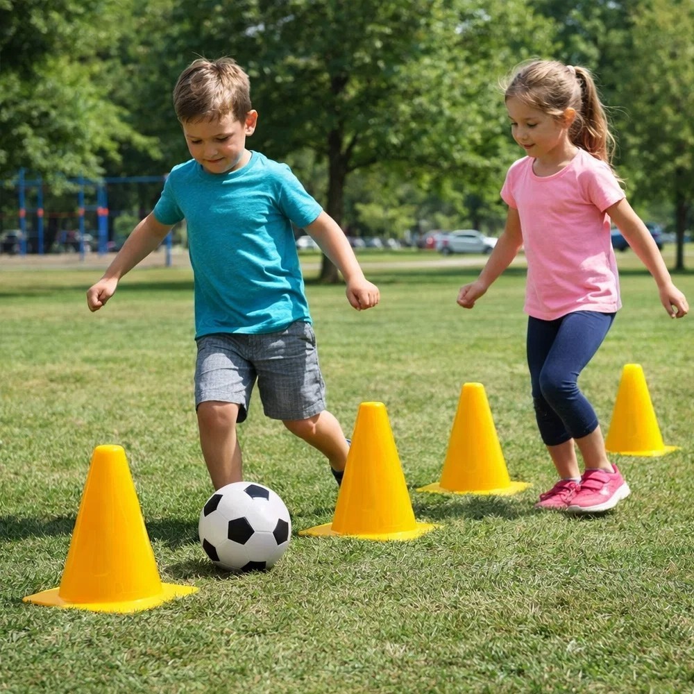 Kit 4 Cones Futebol Infantil Bola Treinamento Criança Agilidade Esporte Achadinhos