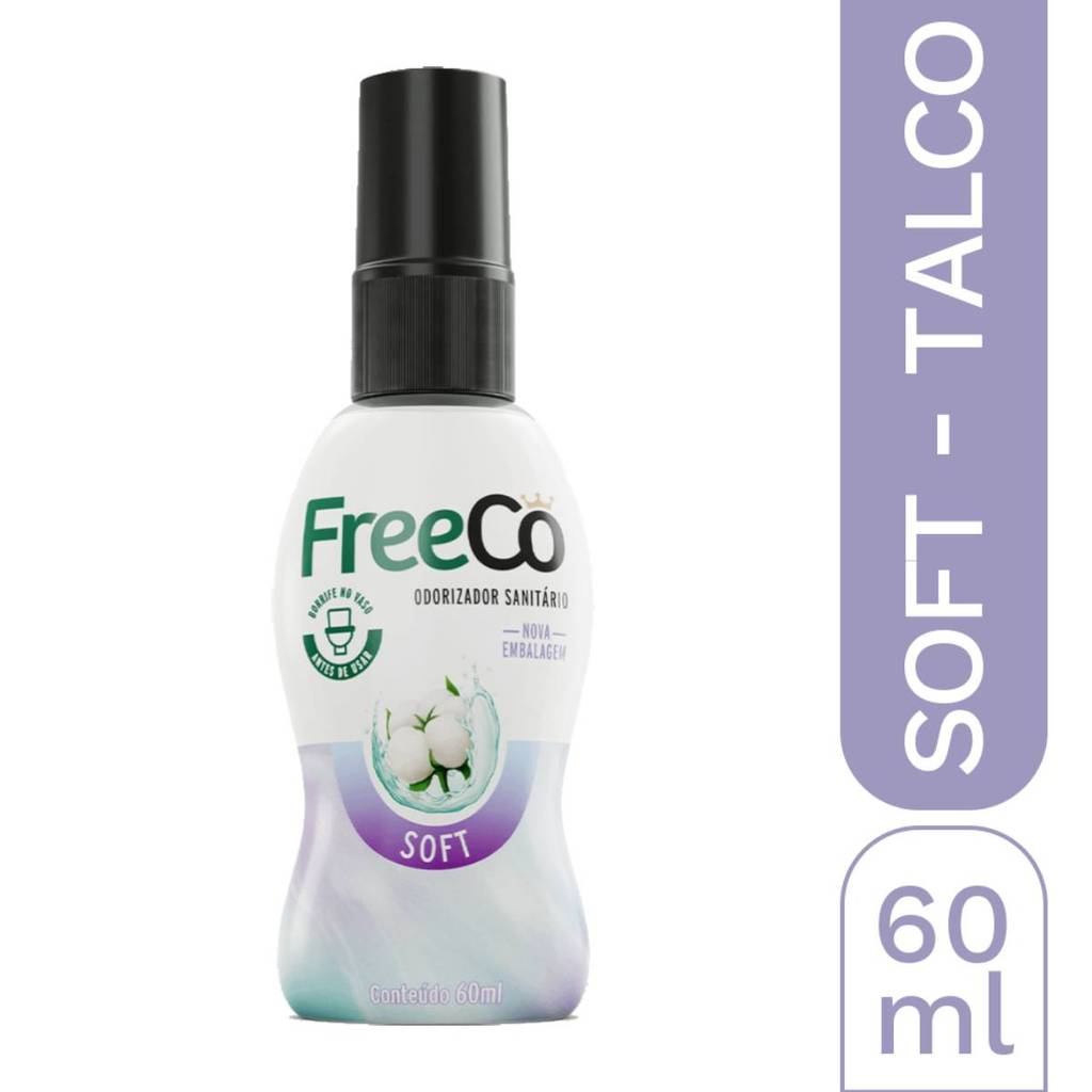 Odorizador bloqueador sanitário 60ml FreeCô Soft