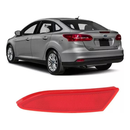 Refletor Olho Gato Parachoque Traseiro Focus Sedan Hatch 2014 2015 2016  Lado Esquerdo  Motorista