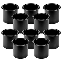 Kit 10 Aero-duto Para Caixa Acústica de 4 Pol Plástico Preto