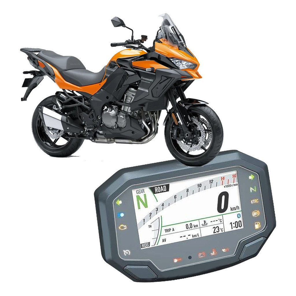 Pelicula Protetora de Painel Para Moto Kawasaki Versys 1000 2019 A 2024  Kit instalação envio rapido
