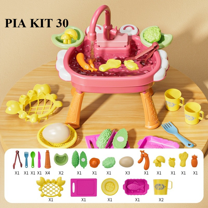 kit 30 Lava-Louças caranguejo de Brinquedo Profissão Divertida e aprendizado para os Pequenos! 6902