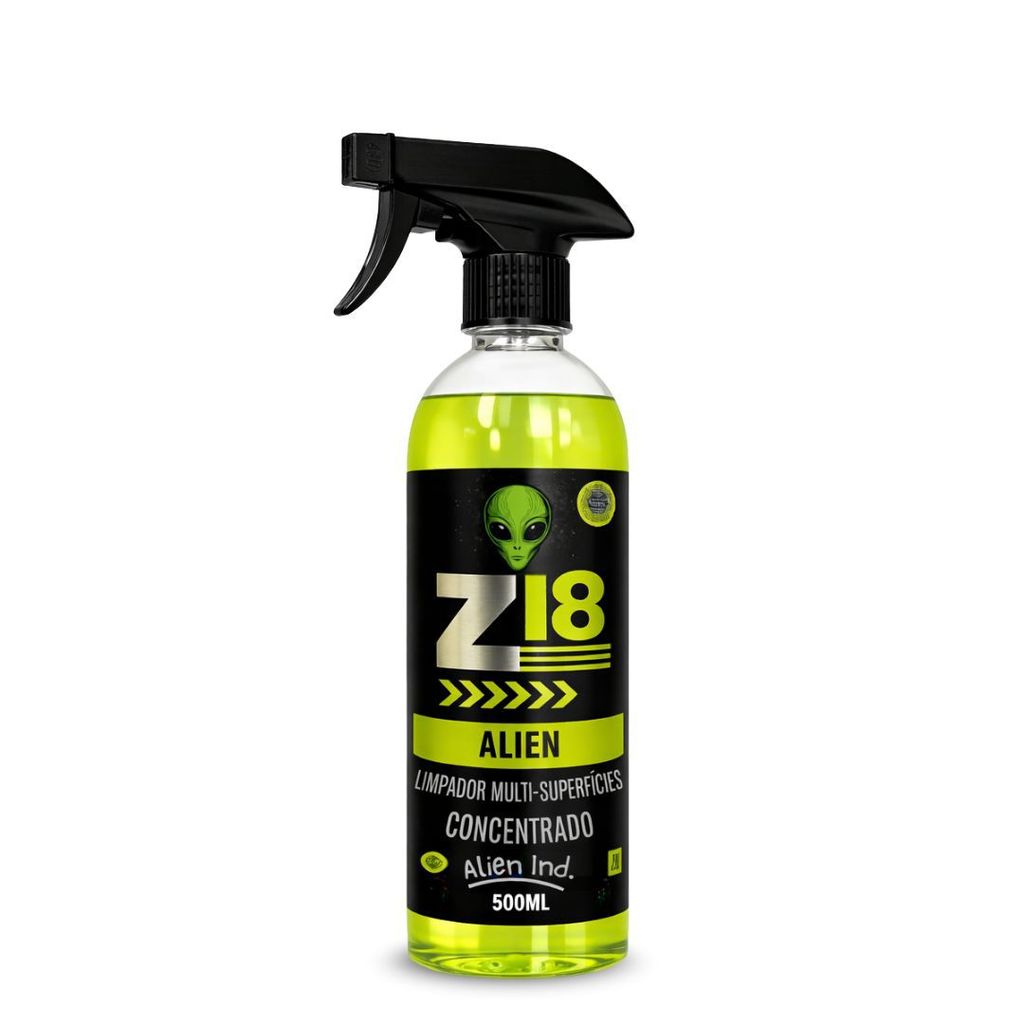 Limpador - Automotivo Multiuso 500 ml Z-18 Limpa Teto, Banco, Painel, Portas e Couro com Facilidade