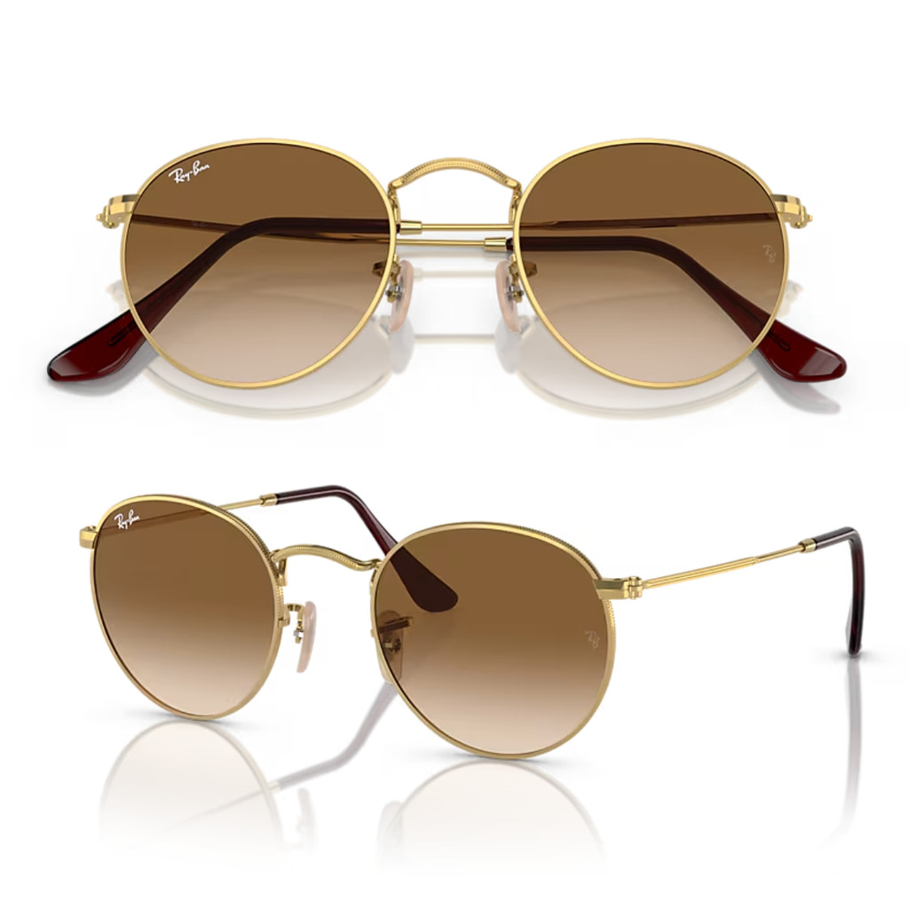 Óculos De Sol Ray Ban Round Metal RB3447 Tamanho 53