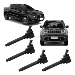 Jogo Bobina Ignição Original Fiat Toro Renegade 1.8 E-torq [46344869]