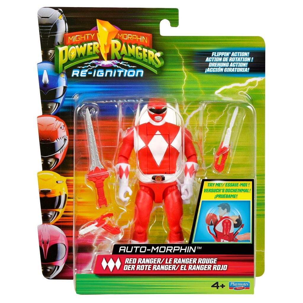 Boneco Morfável do Ranger Vermelho - Power Rangers Re-Ignition  em Oferta na Shopee