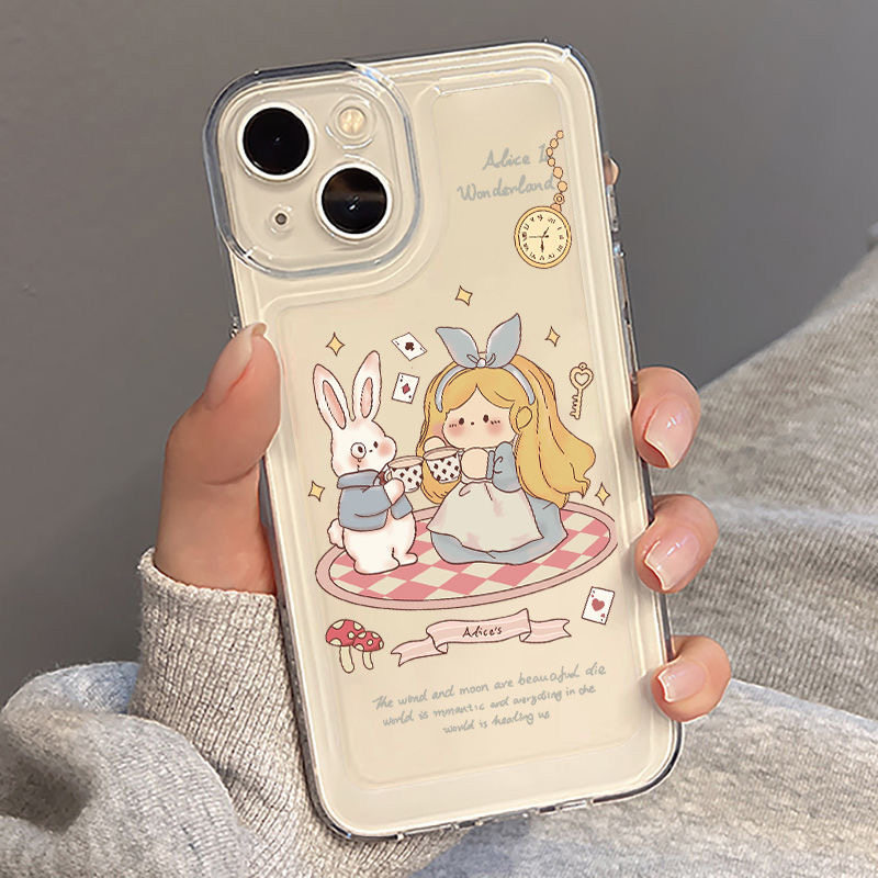 Softcase Anti-impacto Bonito alice Coelho Samsung A15 A55 A54 A35 A05S A14 A34 A05 A03 S20 S21 S23 FE S24 S23 S23 S25 ULTRA