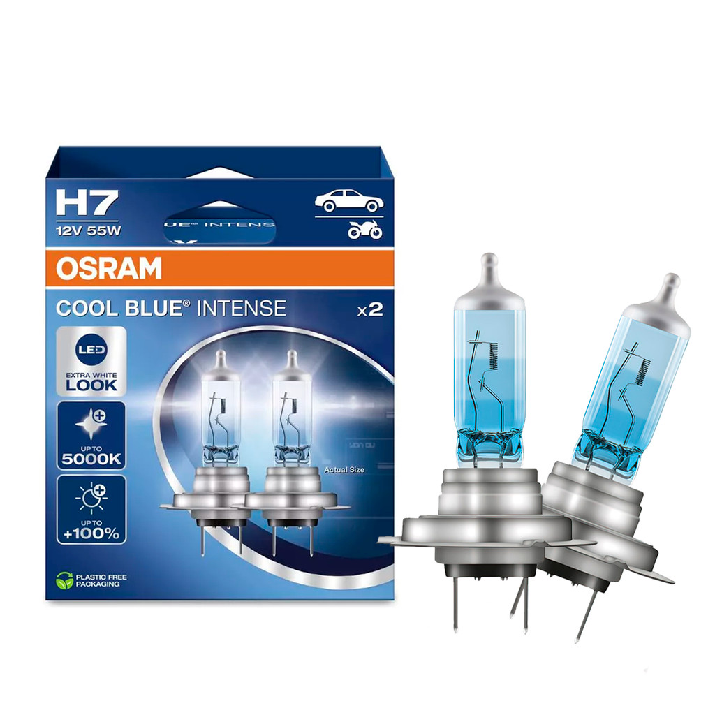 Lâmpada Farol Baixo Kia Cerato 2001 Até 2008 Osram Cool Blue Intense