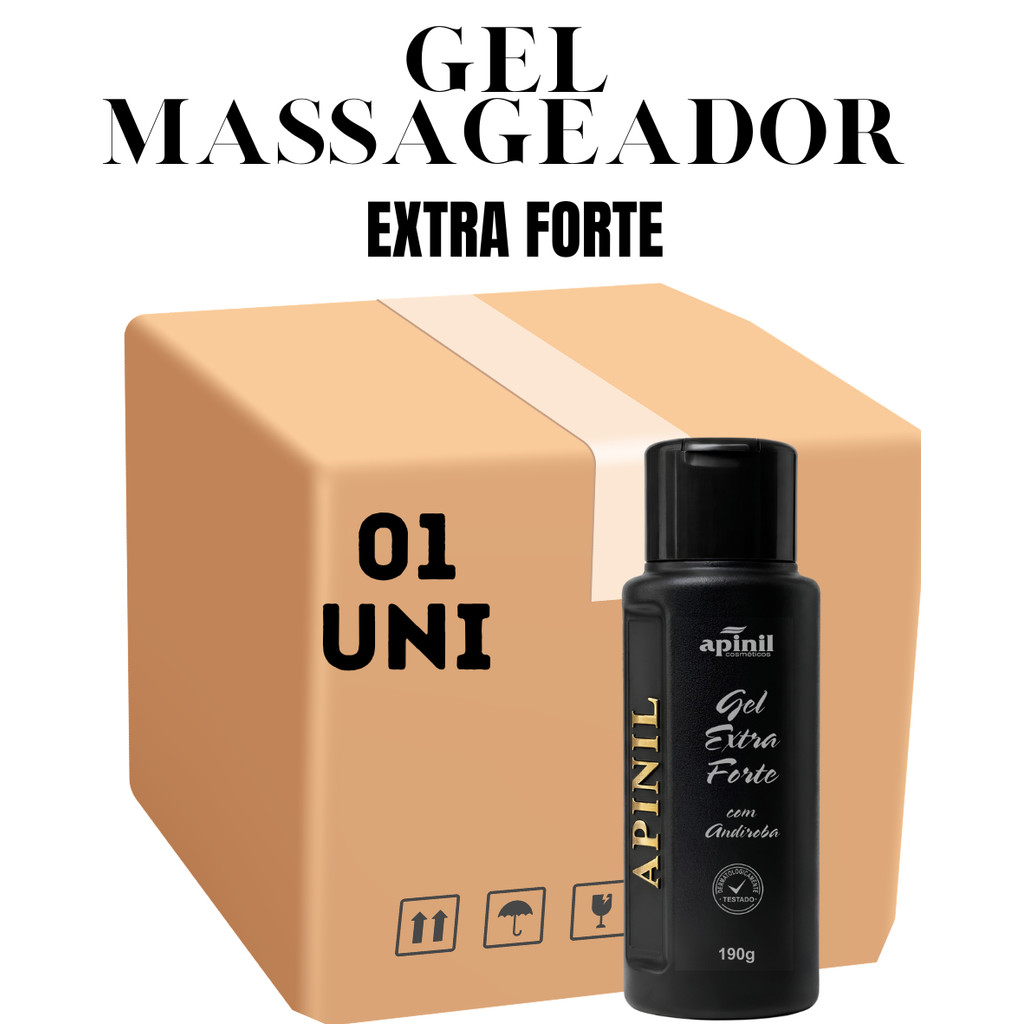 Gel Extra Forte Com Andiroba Apinil Cosméticos 190GR