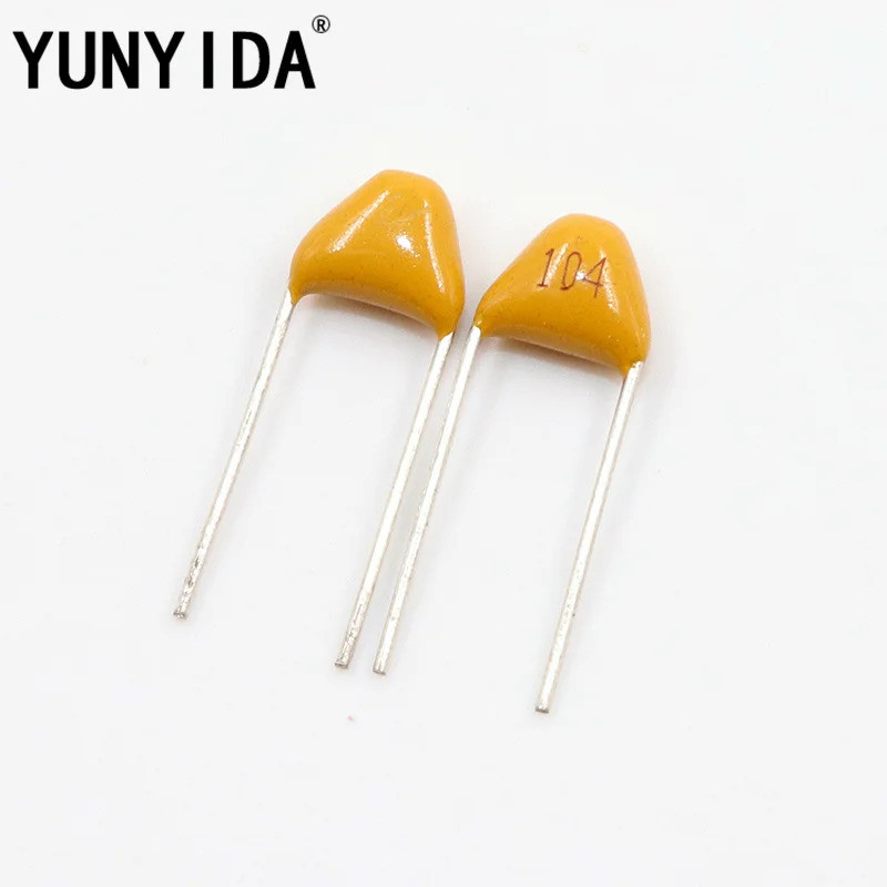 100 Pcs capacitor Cerâmico Monolítico 100NF 0.1UF 104M 50V 20 % 5.08 Mm