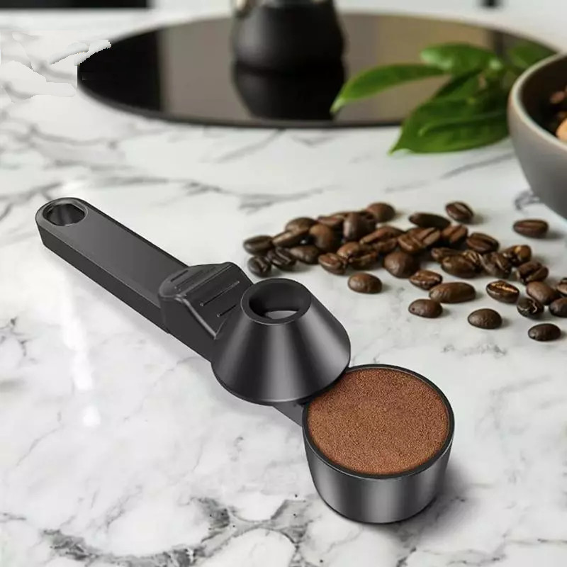 Colher Dosadora com Funil dispenser e Nivelador Integrado: Medição Precisa e Sem Bagunça ☕💪