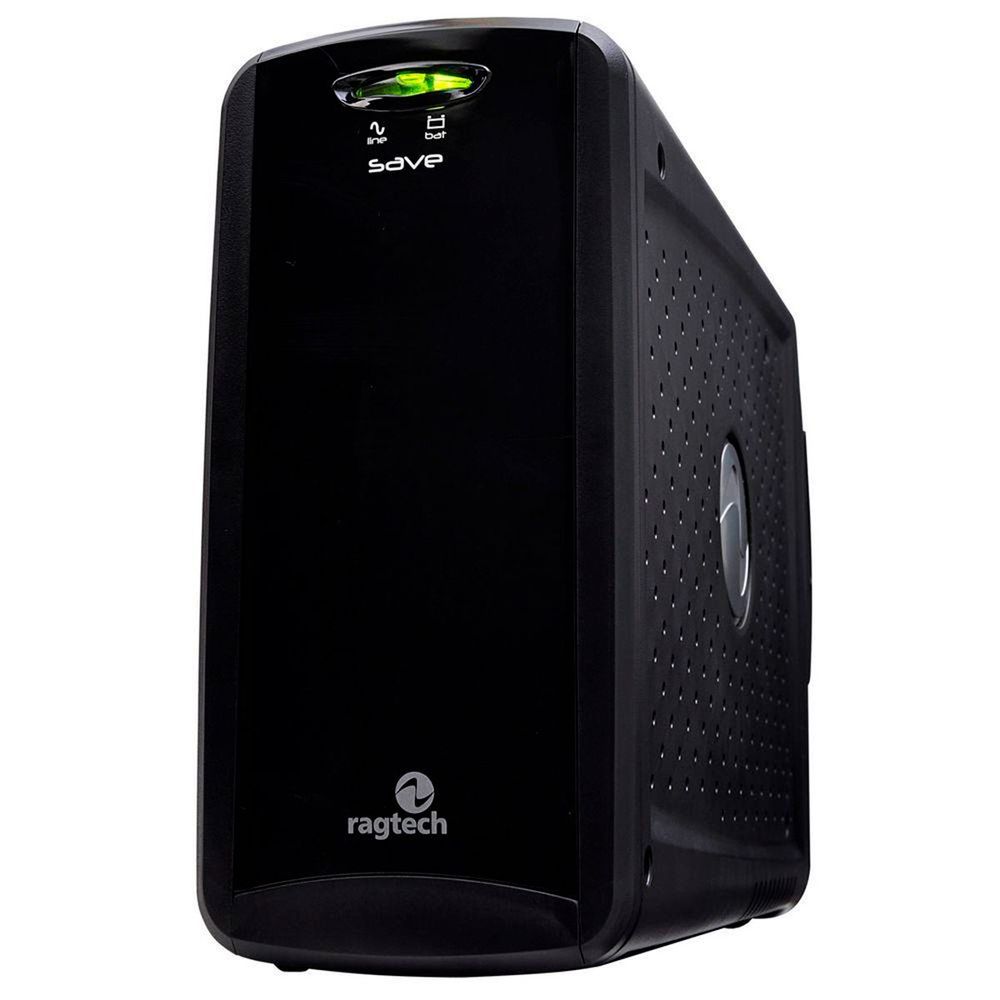 Nobreak Ragtech Save Home 600VA | NSH 600 STD TI | Trivolt auto-115V | 6 tomadas 20NSH4125