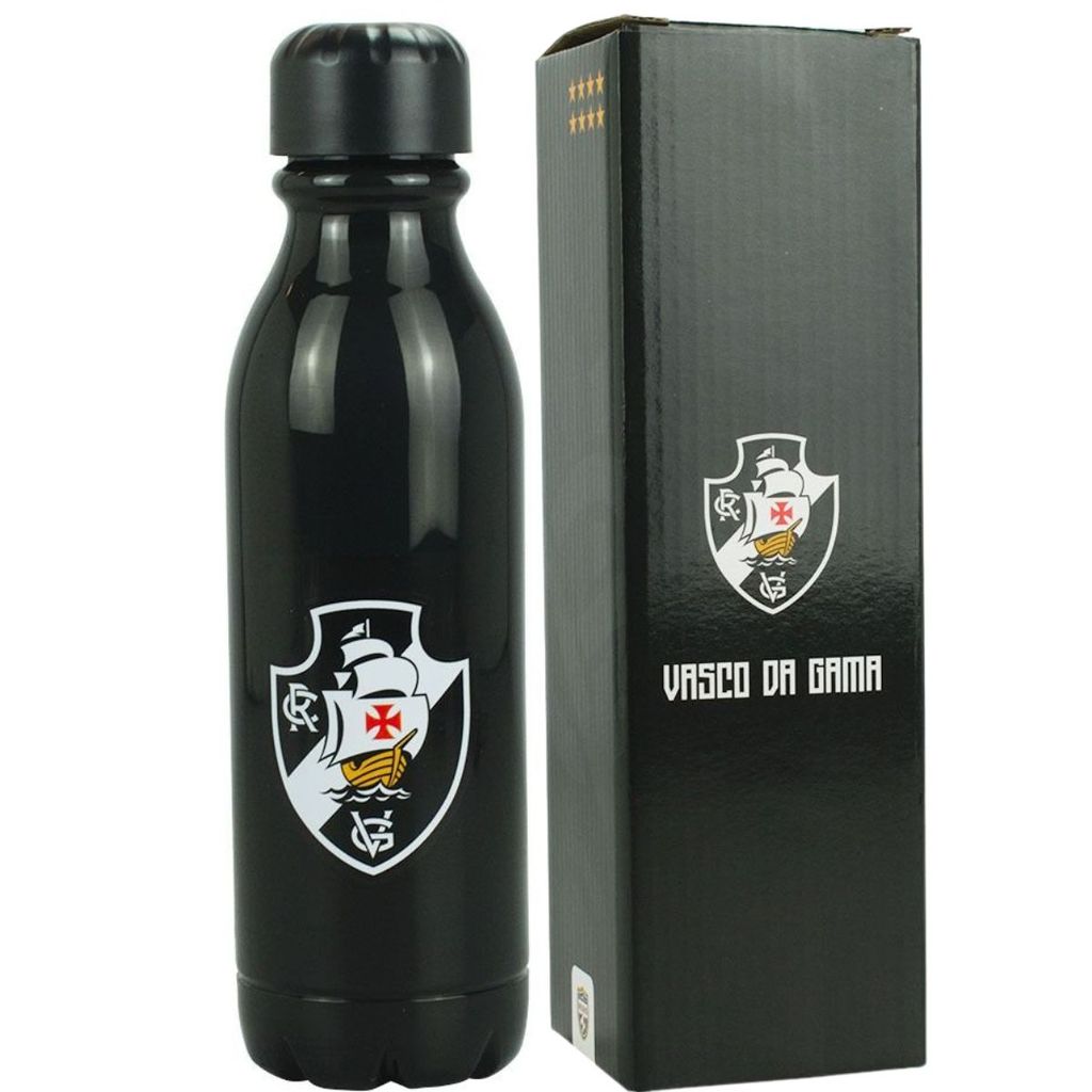 Garrafa Plástico Tampa Rosqueável 600ml - Vasco
