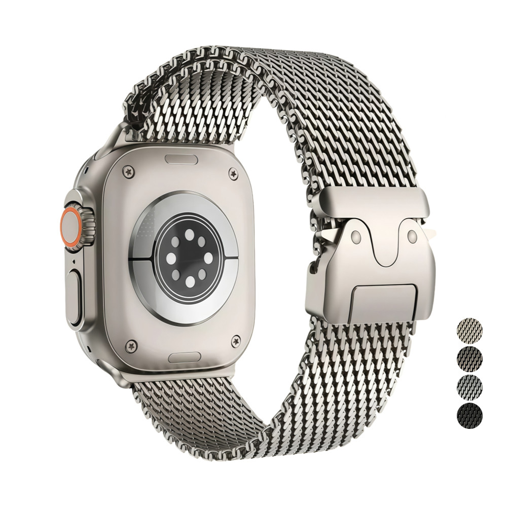 Milano Pulseira De Metal Para Apple Watch 38mm 40mm 41mm 44mm 45mm 49mm Ultra iW