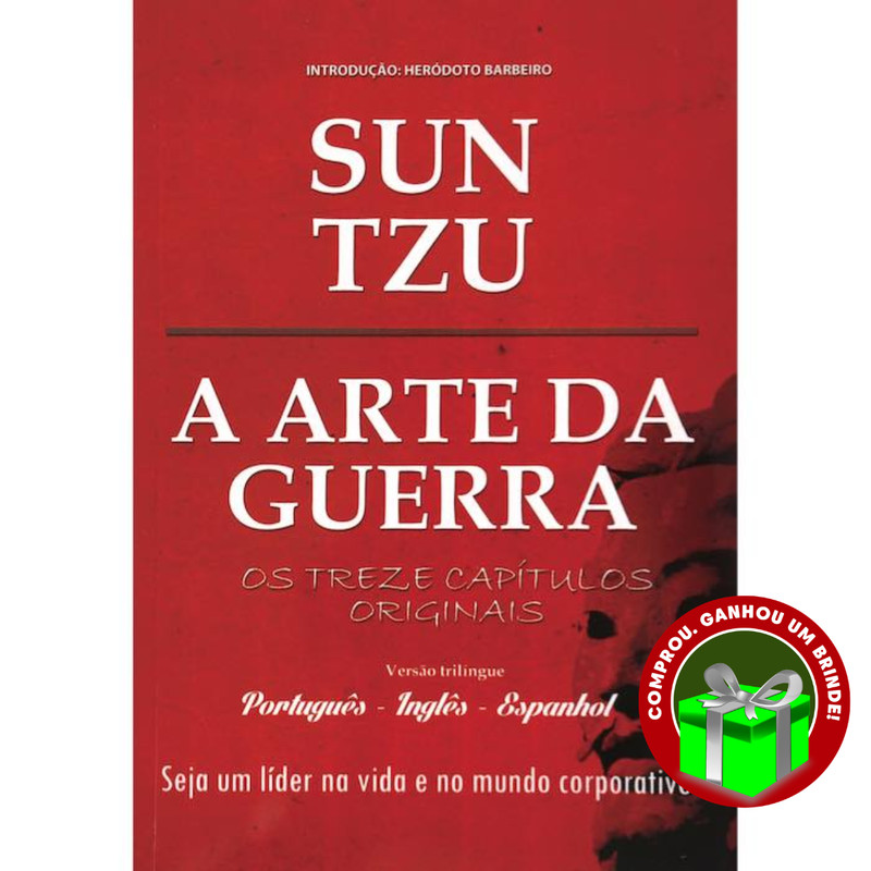 Livro A Arte da Guerra Pé da Letra Literatura Inteligência Emocional Auto Ajuda Crescimento