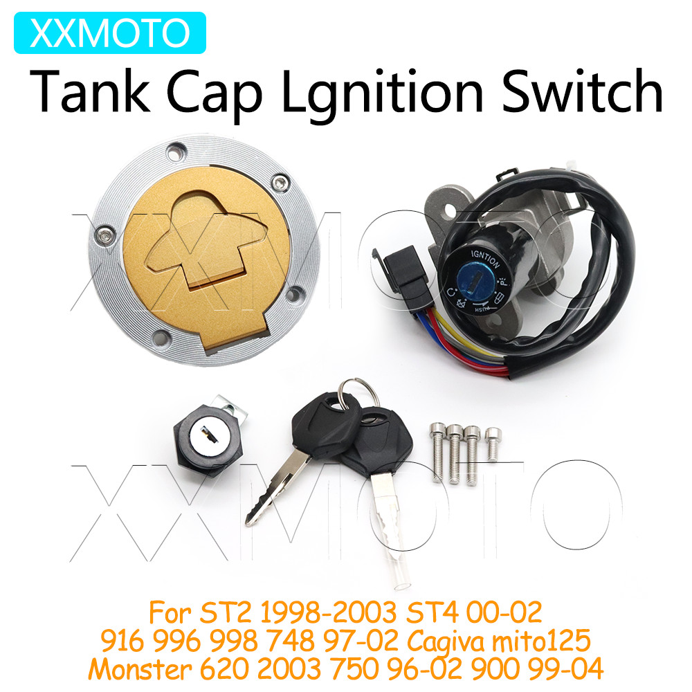 Para DUCATI ST 2 4 916 996 998 748 Monstro 620 750 900 Cagiva mito125 Tampa Do Tanque De Gás Combustível Da Motocicleta 