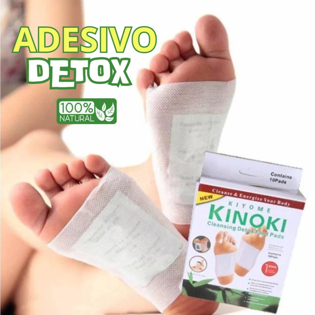 Kit 30\50\60\100 Adesivos Detox Dos Pés Eliminador Impurezas e Toxinas - Original