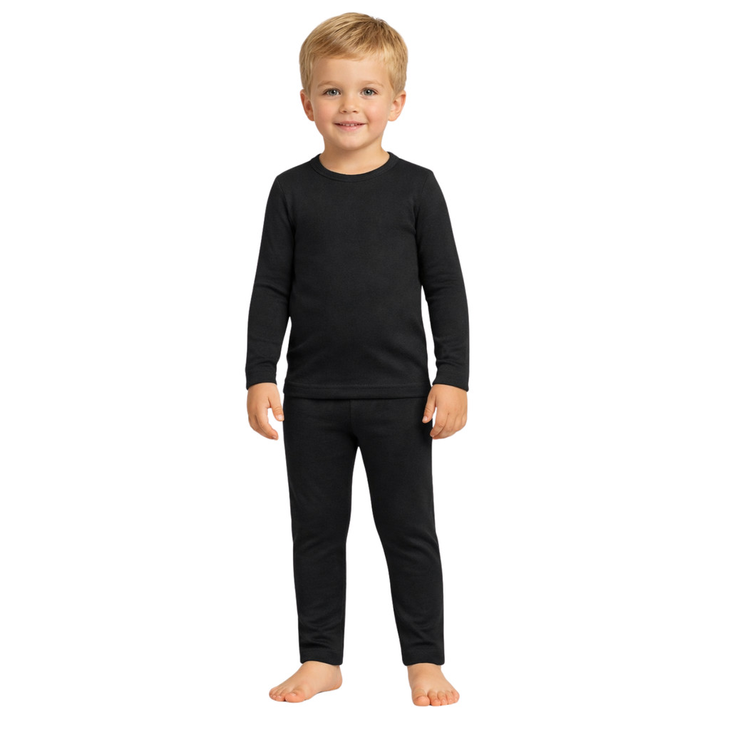 Conjunto Termico Infantil Meninos Segunda Pele Inverno Peluciado Roupa Frio Leve Confortavel