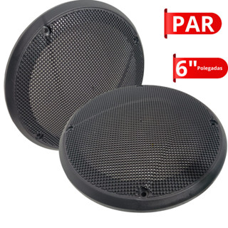 Par Tela Para Alto Falante 6 Polegadas Classic Preta em Oferta na Shopee