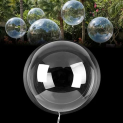 Balões Bubble 24” (60cm) – Cristal Transparente Ideal para Casamentos e Aniversários