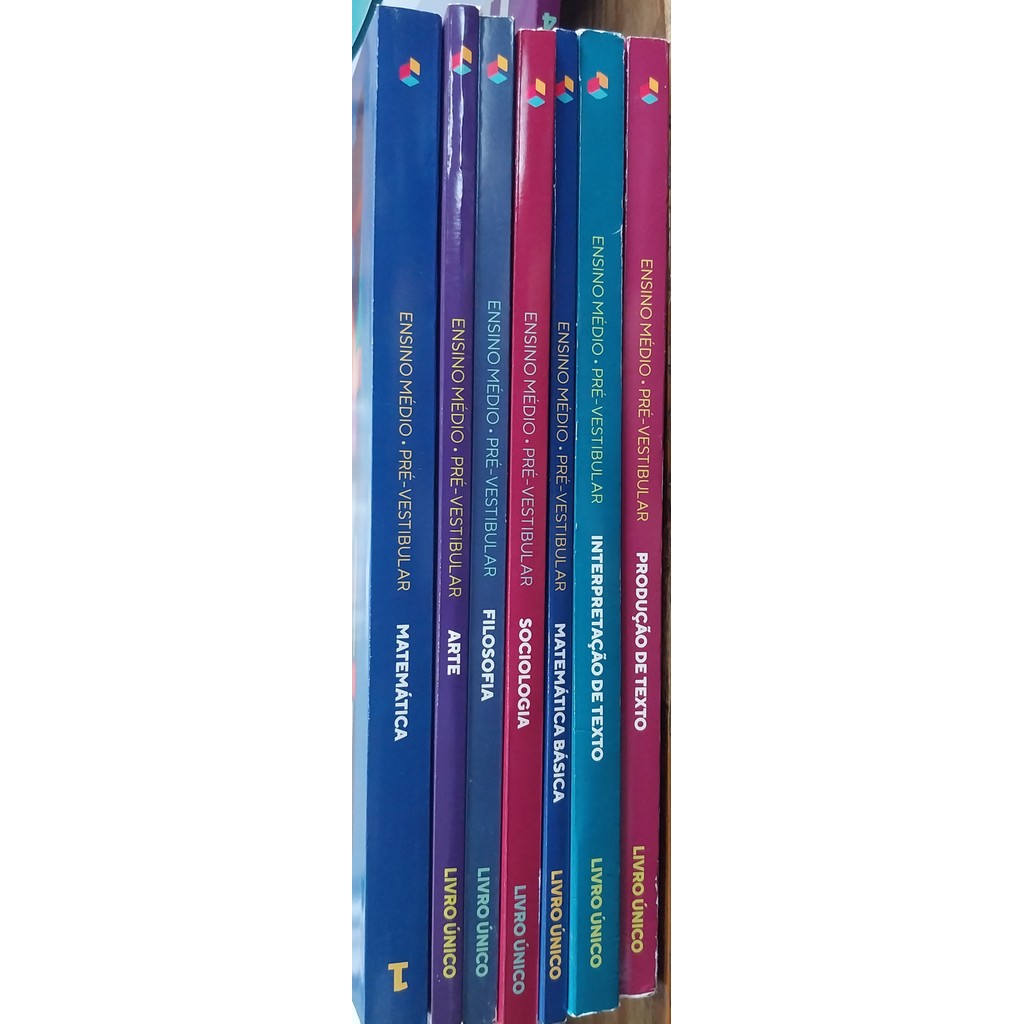 LIVRO,KIT(7),POLIEDRO,ENS.MÉDIOLIVRO ÚNICO,1.SOCIOLOGIA, 2.ARTE, 3.INTERPRET.,4.MAT. BÁSICA,5.FILOSF,6.PROD TEXTO, VOL.1