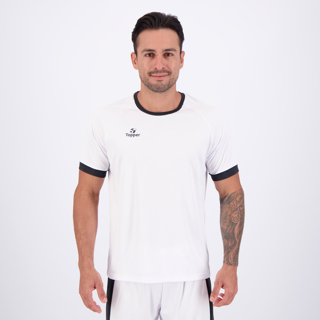 Camiseta Topper Classic Color III Branca