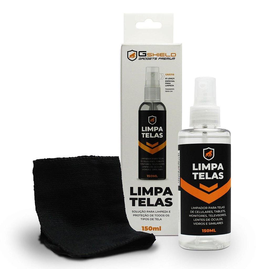 Spray Bactericida Limpa Telas 150ml + Flanela Microfibra Peluciada -  Grip Clean - Gshield em Oferta na Shopee