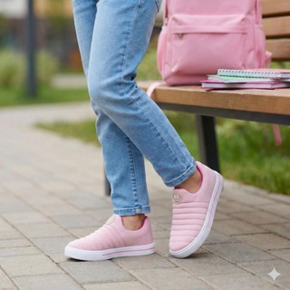 Tênis Infantil Menina Fleca Volta As Aulas Calce Fácil Slip On Leve Confortável em Oferta na Shopee