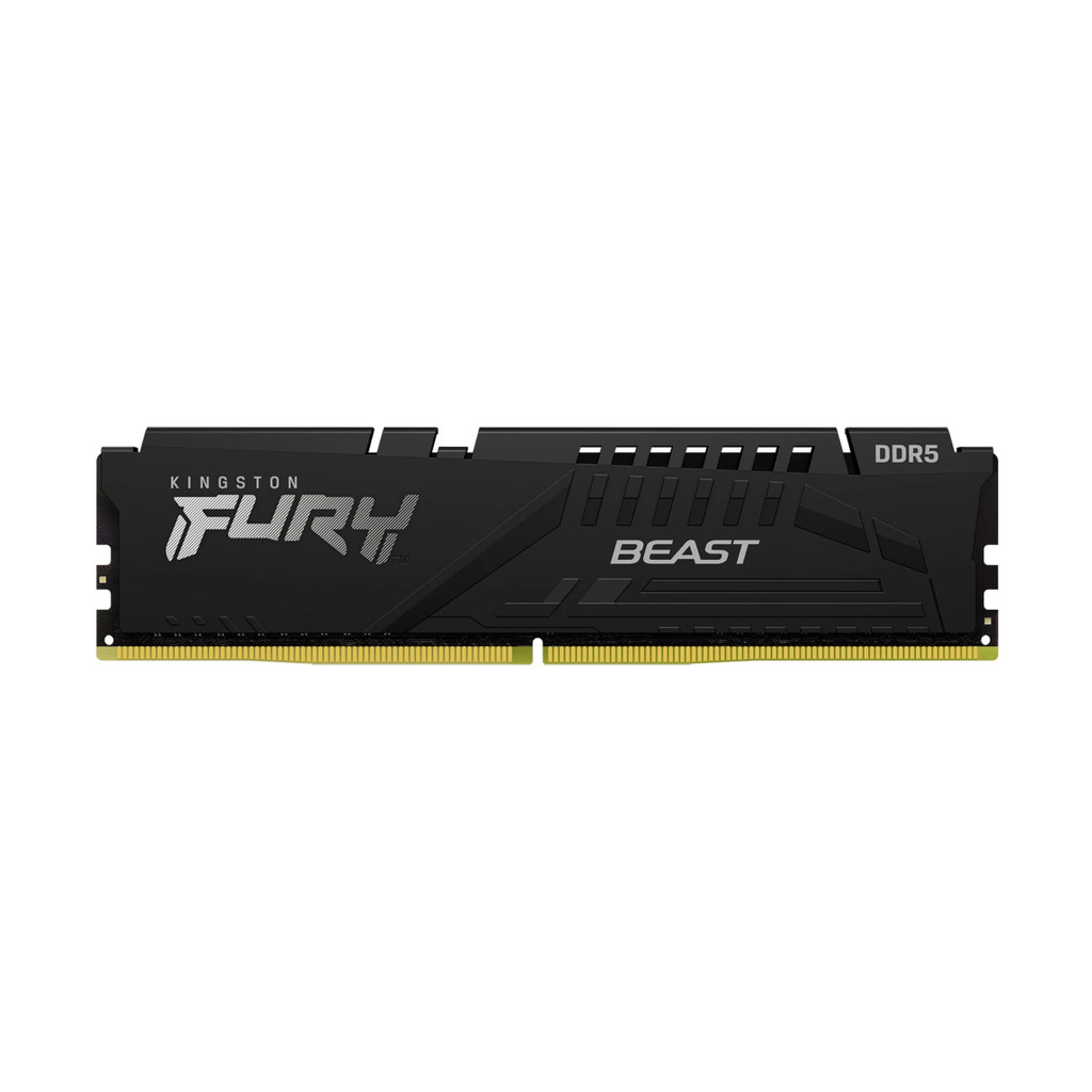 Memória Kingston Fury Beast, 16GB (1x16GB), DDR5, 5600MHz, CL40, Preto, KF556C40BB-16 em Oferta na Shopee