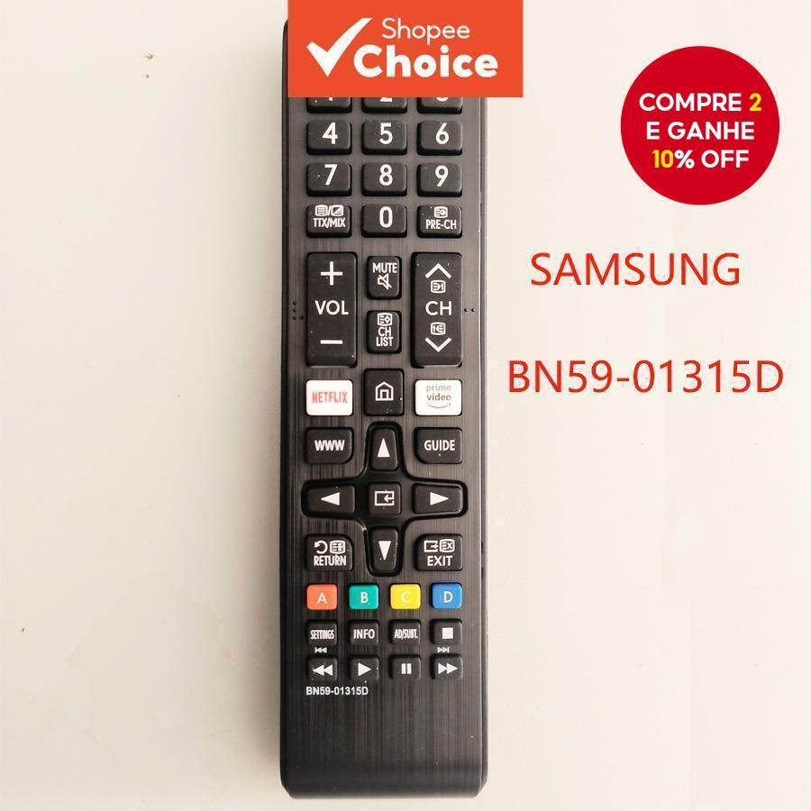 Controle Remoto De Substituição BN59-01315D Para Samsung 4K Smart TV UA43RU7100W UA50TU7000 UA50RU7100W