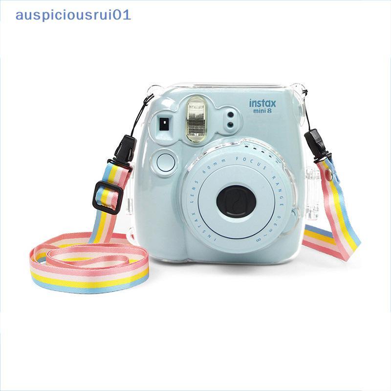 Fujifilm Instax 8/8 + 9 Filme Câmera Transparente Capa Dura Nova