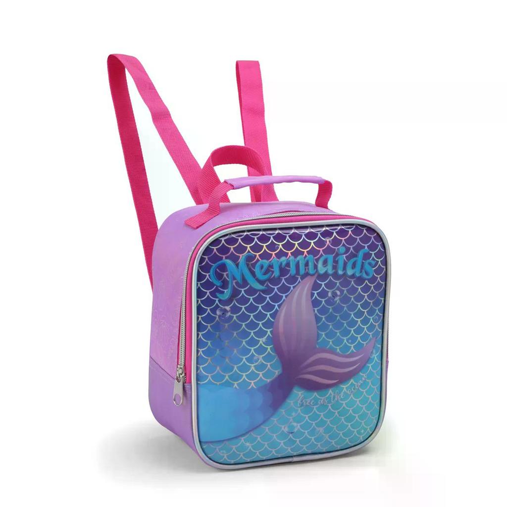 Lancheira Infantil Costas Mermaids Seanite em Oferta na Shopee