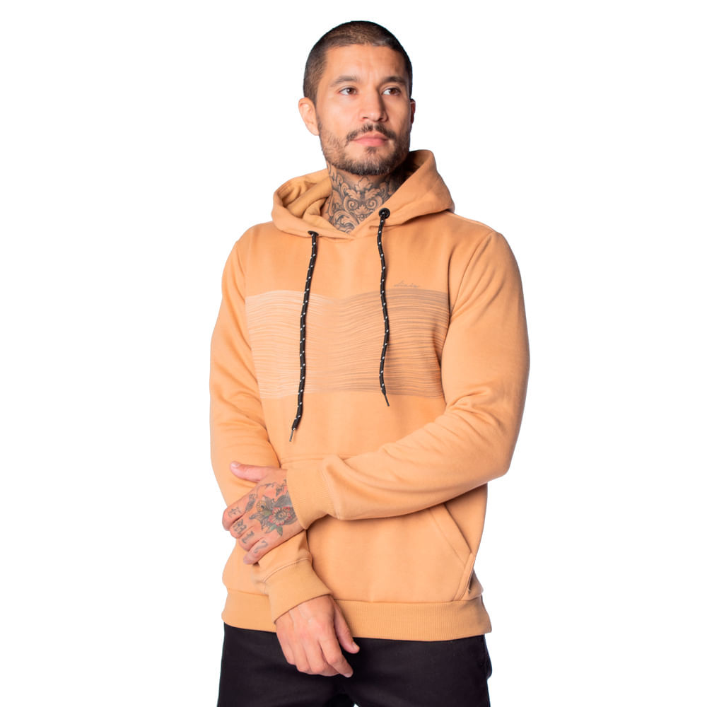 Moletom Masculino Dixie Canguru Caramelo em Oferta na Shopee