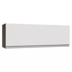 Armário Aéreo 100 cm 1 Porta Basculante Rustic/Branco Glamy Madesa