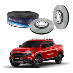 Par Disco Freio Dianteiro Fiat Toro 1.8 2.0 2.4 2016 A 2021
