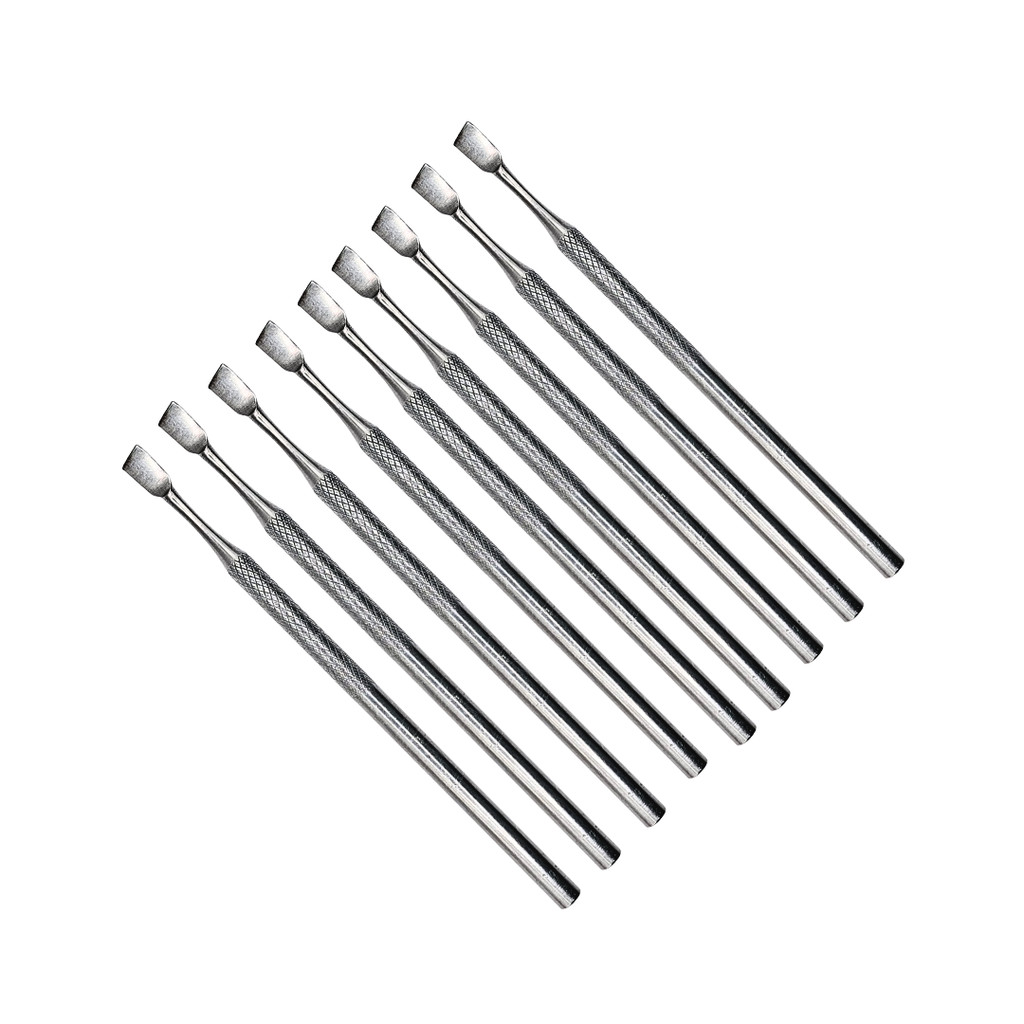 Kit 9 Raspador Nº 233 Slim 11 cm Aço Inox Podologia Manicure