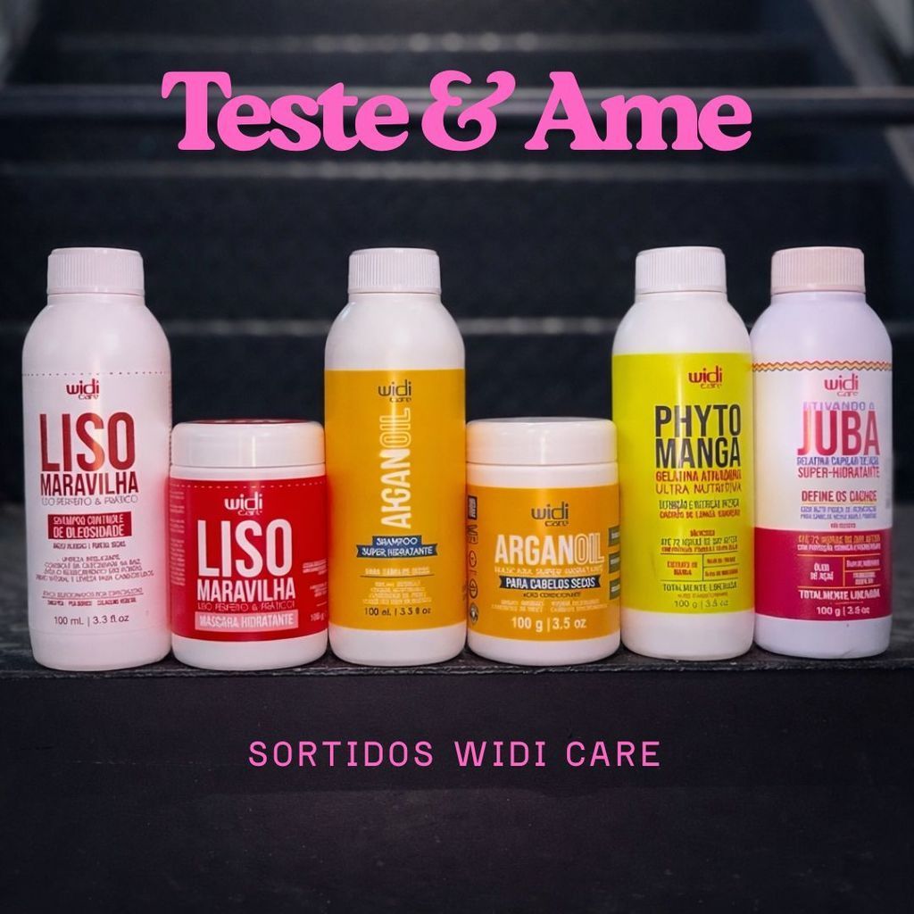 Experimente Widi Care: Phytomanga • Liso Maravilha • Argan Oil • Gelatinha -  ''ESCOLHA O SEU'' em Oferta na Shopee