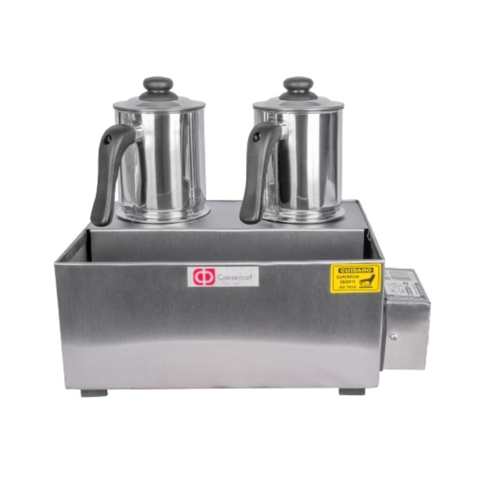 Imagem Esterilizador 2 Bules Café e Leite Inox Automático Consercaf