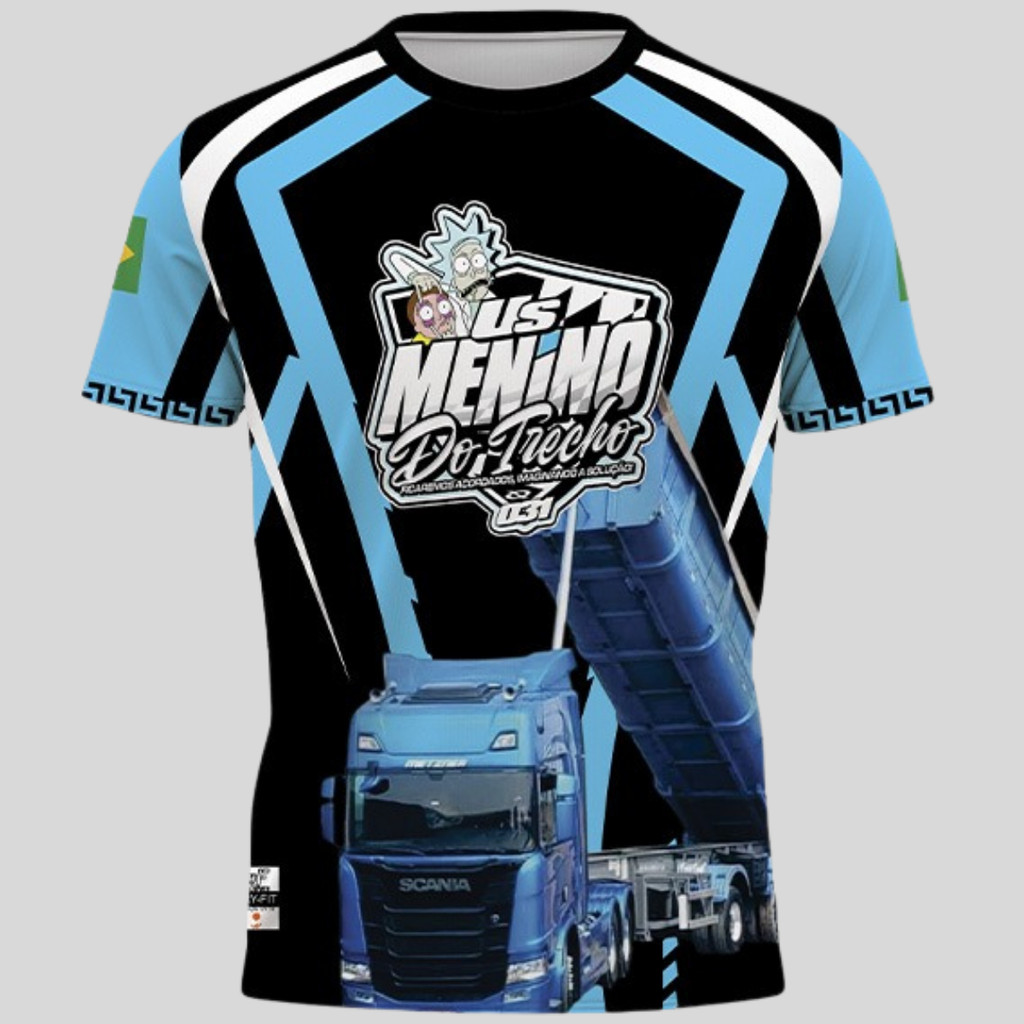Camiseta Caminhão Scania Caminhoneiro Rotas Brasil Chofer