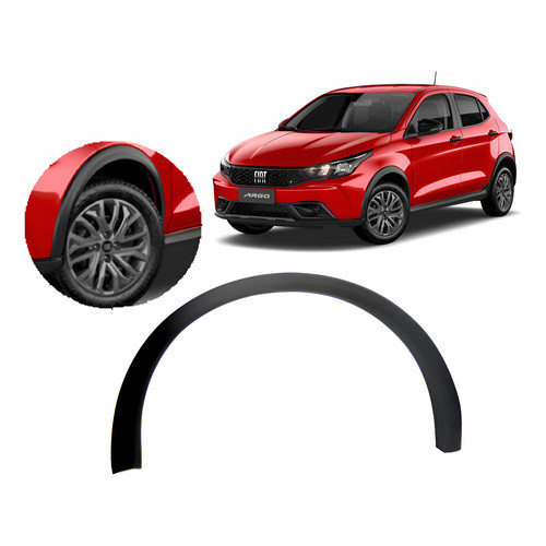 Moldura Paralama Dianteiro Esquerdo Original Fiat Argo 18/21 - Cód. 100244866