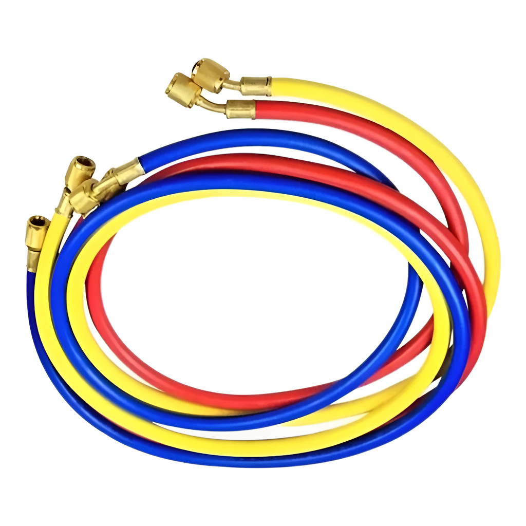 Conjunto Mangueiras 1,50m Sr Ar Para Manifold R12 R22 R134a R407