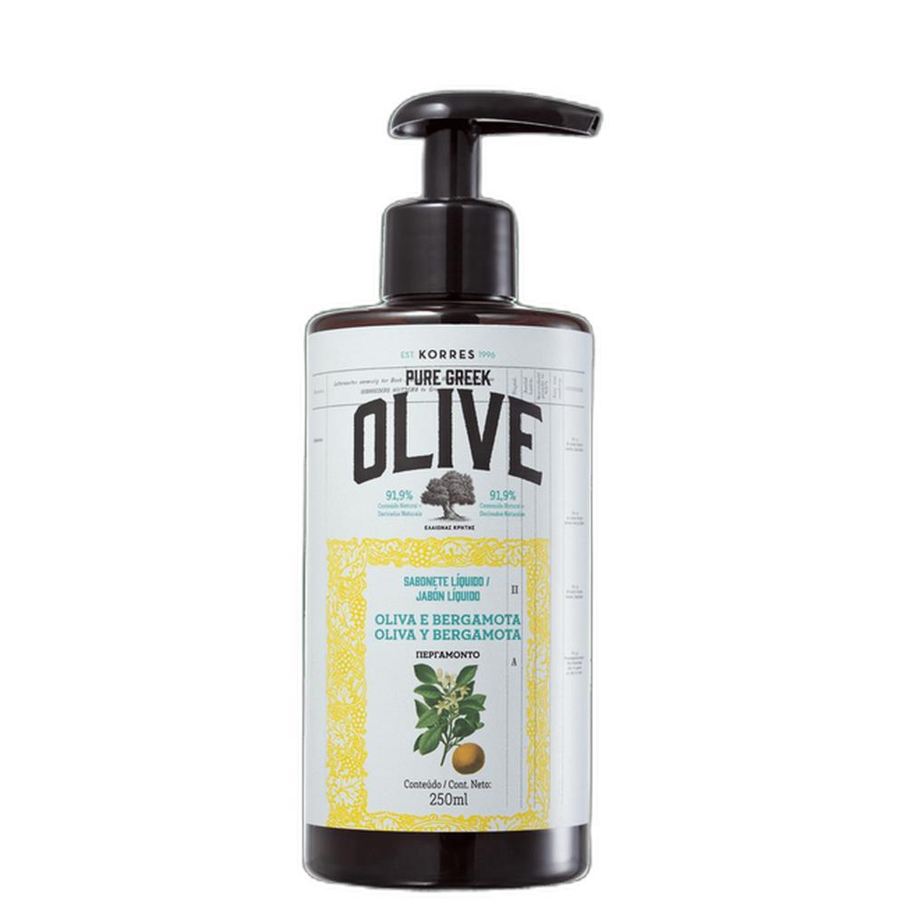 KORRES OLEO DE OLIVA E BERGAMOTA SABONETE LIQUIDO 250ML