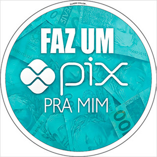 Capa de Painel Redondo Tema Faz o Pix – Tecido Helanca com Elástico | Pronta Entrega em Oferta na Shopee