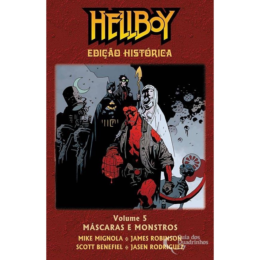 Nº 5 Hellboy Edição Histórica - Mascaras e monstros autor James Robinson