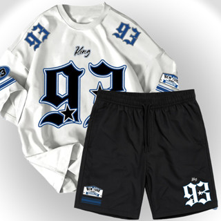 Conjunto Masculino New York 93 College Confortável 30.1 em Oferta na Shopee