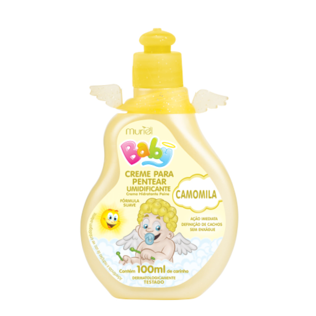 Creme Pentear Umidificante Muriel Baby 100ml Camomila
