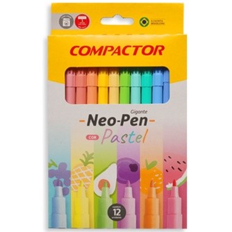 Caneta Marca Texto  Neo-Pen pastel 12 cores em Oferta na Shopee