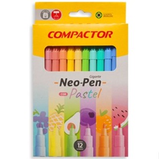 Caneta Marca Texto  Neo-Pen pastel 12 cores em Oferta na Shopee